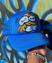 Load image into Gallery viewer, BLOO’ HOLD YA HEAD! TRUCKER HAT
