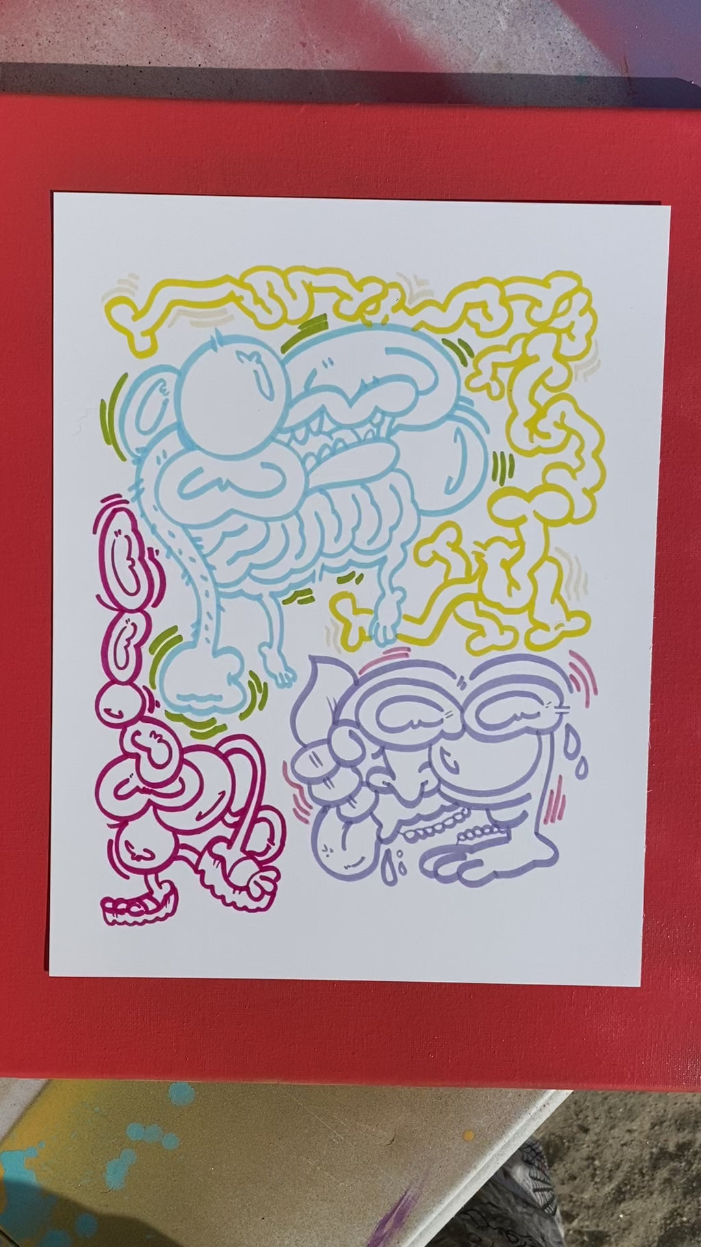 CLUSTER’ FLIGHT (print)