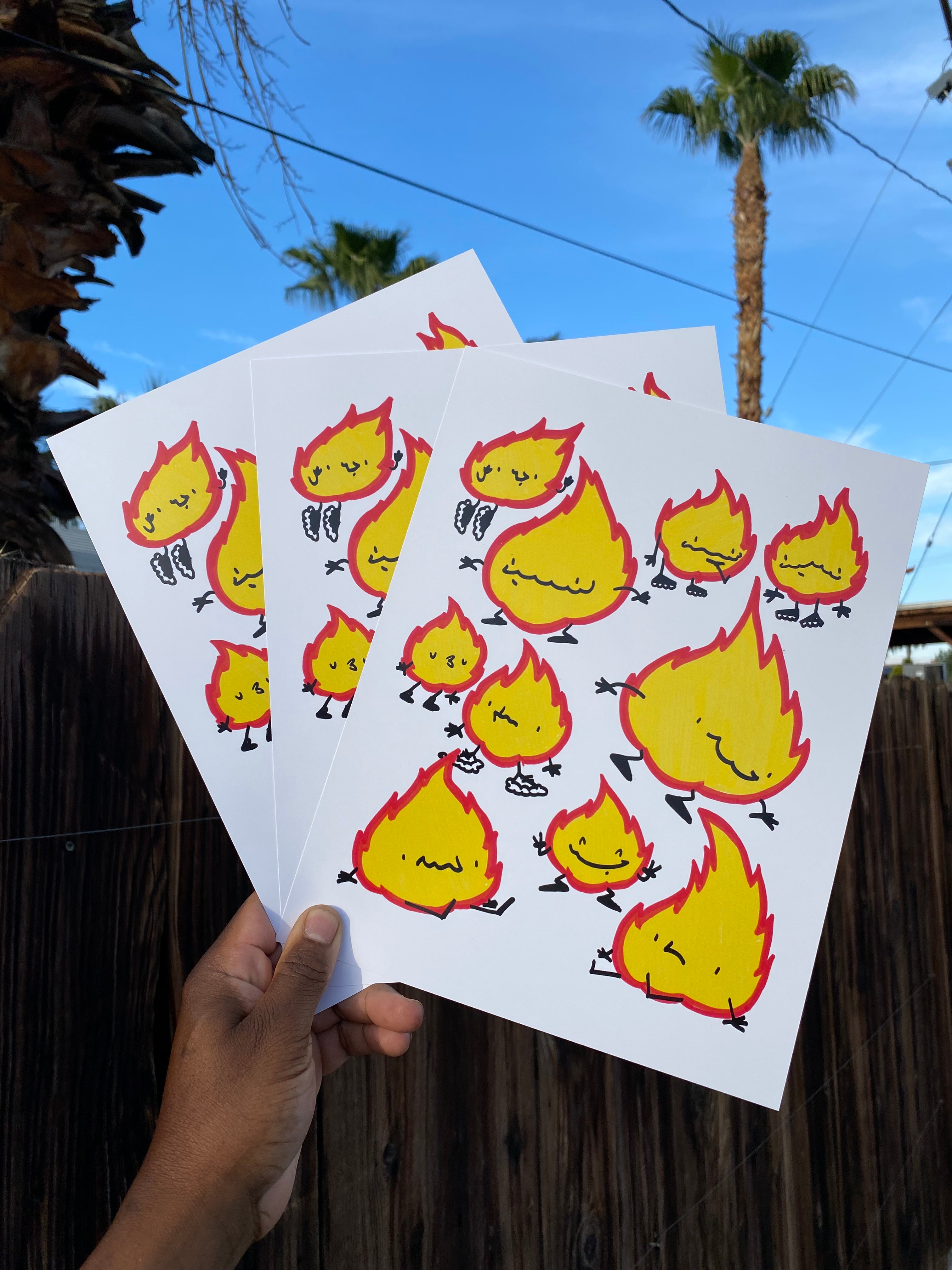 THE HOT HEADS’ (print)